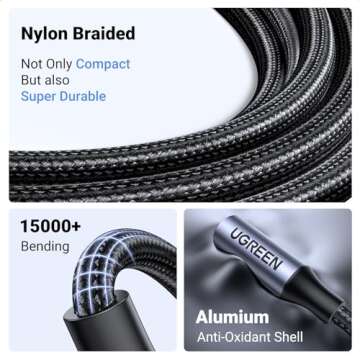 UGREEN Headphone Adapter for iPhone Lightning to 3.5mm Adapter Apple MFi Certified Lightning Aux Audio Jack Dongle Compatible with iPhone 14 Pro Max/14 Plus/13 12 Pro Max/SE/11 Pro Max/XS, Grey