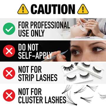 BL Lashes Ultra Plus Extra Strong Eyelash Extension Glue for Professionals | 2-3 Sec Drying & 7 Week...