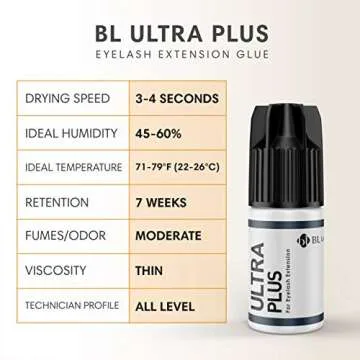 BL Lashes Ultra Plus Extra Strong Eyelash Glue Professional