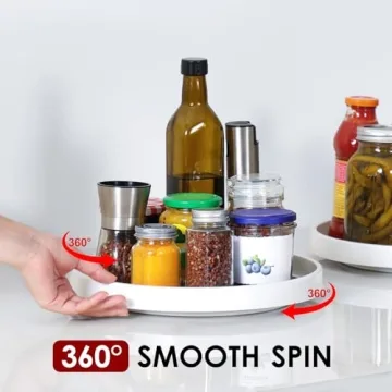 12-Inch Turntable Lazy Susan Organizer for Easy Storage
