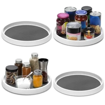 12-Inch Turntable Lazy Susan Organizer for Easy Storage