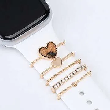 Tomcrazy Decorative Apple Watch Ring Loops - 5 Piece Set