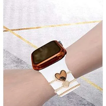 Tomcrazy Decorative Apple Watch Ring Loops - 5 Piece Set