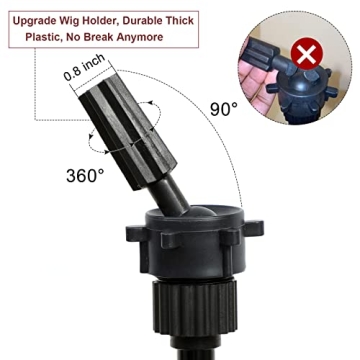 Adjustable Lihui Wig Stand for Cosmetology and Styling