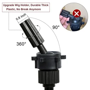 Adjustable Lihui Wig Stand for Cosmetology and Styling