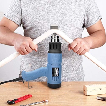 Mowis 1800W Hot Air Gun with LCD Display and Nozzles