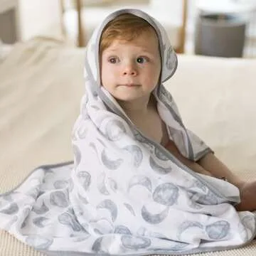 Burt's Bees Baby Hooded Towels – Soft & Absorbent Organic Cotton