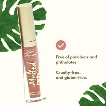 Too Faced Melted Matte Liquid Lipstick Sell Out - Bold Color
