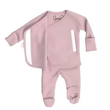 Bonsie Skin to Skin Babywear for Newborns - Pink Bodysuit