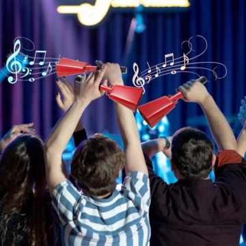 Loud Peohud Cowbell Set - 6 Pack for Sports & Events