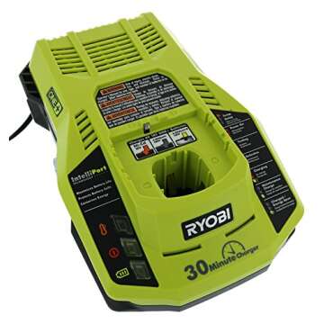 Ryobi P128 Upgrade Kit with Fast Charger and Battery