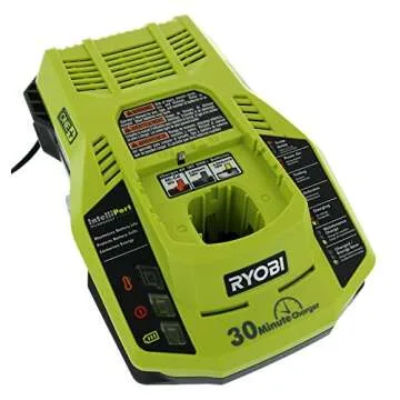 Ryobi P128 Upgrade Kit with Fast Charger and Battery