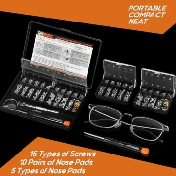 TEKPREM Magnetic Eyeglass Repair Tool Kit - All-in-One Solution