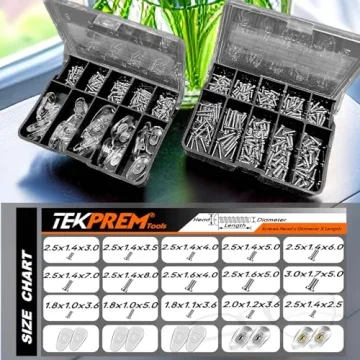 TEKPREM Magnetic Eyeglass Repair Tool Kit - All-in-One Solution