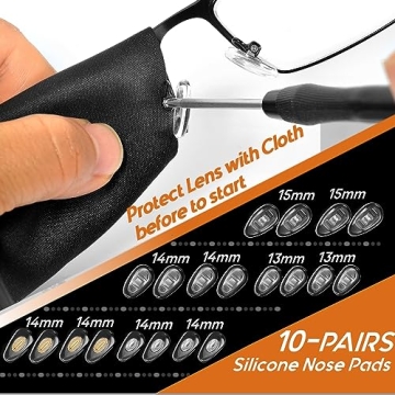 TEKPREM Magnetic Eyeglass Repair Tool Kit - All-in-One Solution