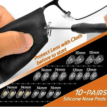 TEKPREM Magnetic Eyeglass Repair Tool Kit - All-in-One Solution