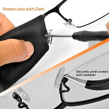 TEKPREM Magnetic Eyeglass Repair Tool Kit - All-in-One Solution