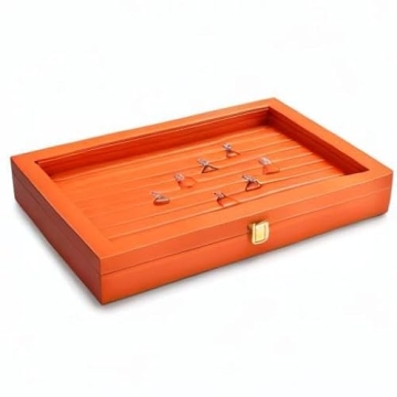Elegant Oirlv Jewelry Organizer with Acrylic Lid