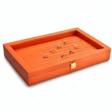 Elegant Oirlv Jewelry Organizer with Acrylic Lid