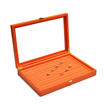 Elegant Oirlv Jewelry Organizer with Acrylic Lid
