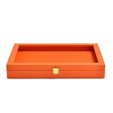 Elegant Oirlv Jewelry Organizer with Acrylic Lid