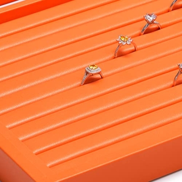 Elegant Oirlv Jewelry Organizer with Acrylic Lid