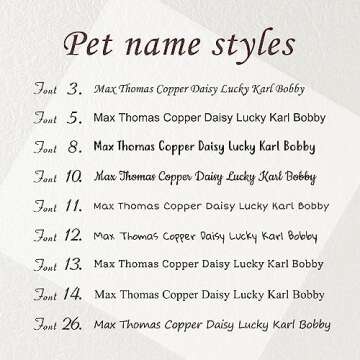 Anavia Slide On Silent Pet ID Tags, S/M/L/XL Personalized Black Stainless Steel Colored Silicone Cat Dog Name Tag, Customized Engraved Nameplate, Quiet Chew-Proof Pet Collar Tag (Pink, X-Large)