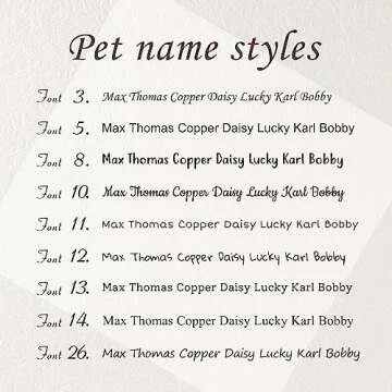 Anavia Silent Pet ID Tags - Custom Engravable, Stylish