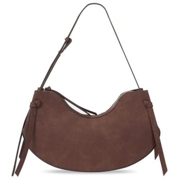 YFGBCX Suede Bag Crescent Purse for Women - Chic Fall Shoulder Bag