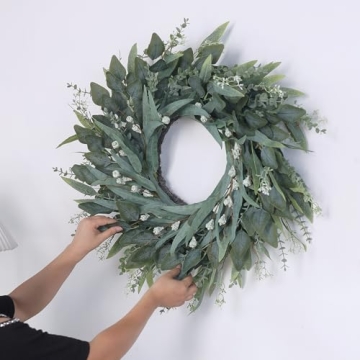 Stunning Eucalyptus Wreath for All Seasons - 26 Inches