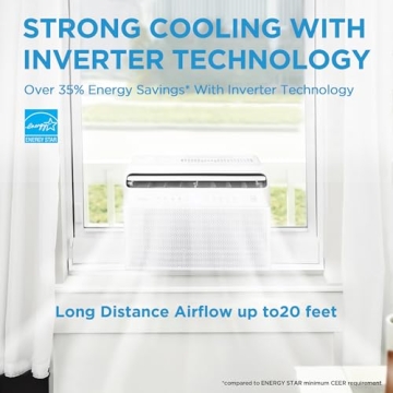 Midea U Inverter Window AC 12000BTU - Ultra Quiet & Smart Control