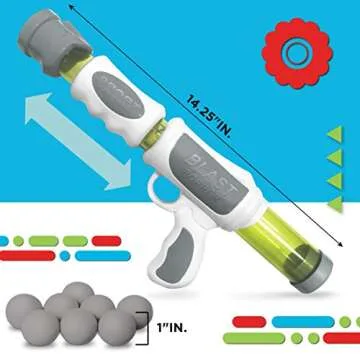 Discovery Kids Hungry T-Rex Feeding Game, Carnival Style Shooting Competition for Kids, 8 Indoor Safe Foam Balls with Air Launcher, Electronic LCD Screen with Lever Tongue, Great for Ages 6 & Up