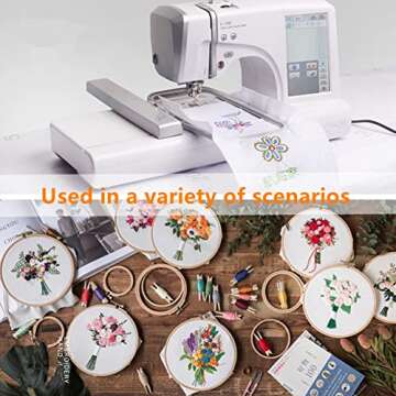 YEQIN 12" x 50Y Cut Away Embroidery Stabilizer 2.5oz