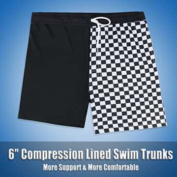 LUCOWEE Boys Swim Trunks - Eco-Friendly Quick Dry Shorts
