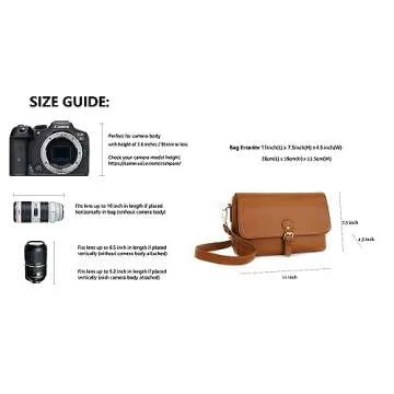 Stylish Meliae Camera Bag for Women, Leather Travel Purse