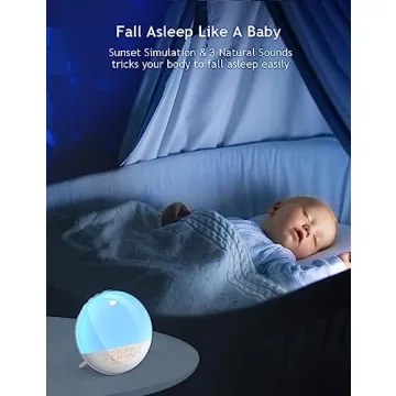 Smart Sunrise Alarm Clock with FM Radio & App Control