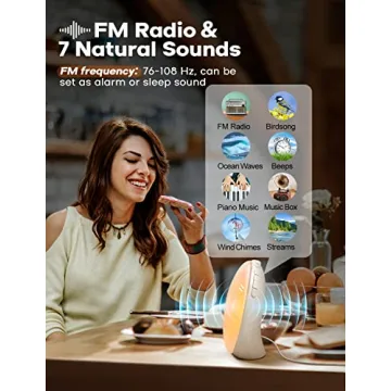 Smart Sunrise Alarm Clock with FM Radio & App Control