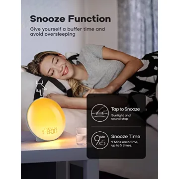 Smart Sunrise Alarm Clock with FM Radio & App Control