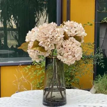 Elegant TOPIA Silk Hydrangea Flowers for Home Décor