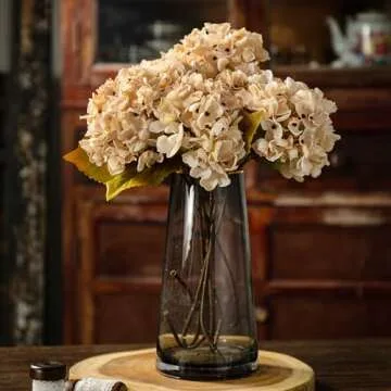 Elegant TOPIA Silk Hydrangea Flowers for Home Décor