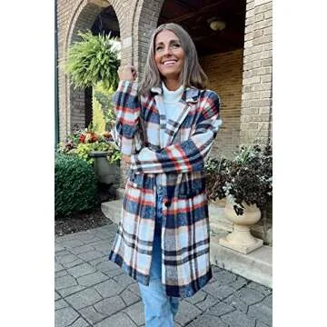Stylish PRETTYGARDEN Women's Plaid Shacket - Perfect for Winter