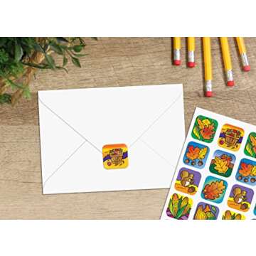 Teacher Created Resources Fall Stickers, Acid-Free, 120 Pack