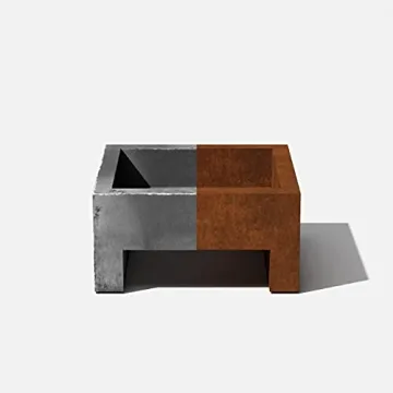 Veradek Fire Series Fire Pit Cube - Corten Steel