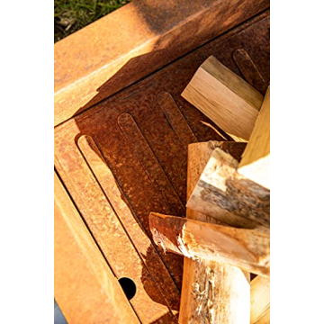 Veradek Fire Series Fire Pit Cube - Corten Steel