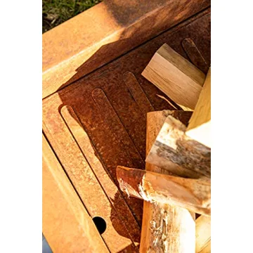 Veradek Fire Series Fire Pit Cube - Corten Steel