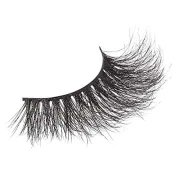 i-ENVY Luxury Mink Collection False Eyelashes 100% Real Mink Glamorous Eye Look Lashes Maximum Fluffiness 3D Multi-Curl Angle (3 Pack)