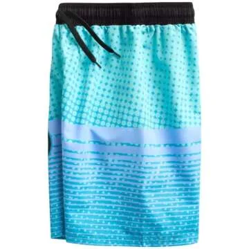 Marvel Avengers Boys’ Swim Trunks – Spider-Man, Captain America Swimsuit – UPF 50+ Quick Dry Bathing Suit for Boys (2T-12), Size 5-6, Teal Blue Spidey