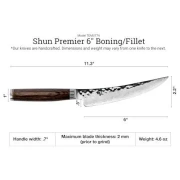 Shun Premier 6" Gokujo Boning Knife for Precision Cooking
