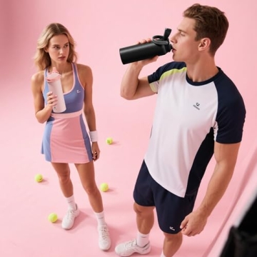 POWCAN 32 oz Stainless Steel Sports Water Bottle