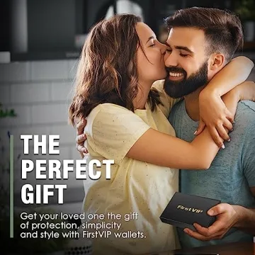 Slim Minimalist Wallet with RFID & Money Clip for Men